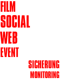 FILMPRODUKTION SOCIAL MEDIA WEB SERVICES EVENT FOTOGRAFIE VERKEHRSSICHERUNG BAUSTELLEN MONITORING